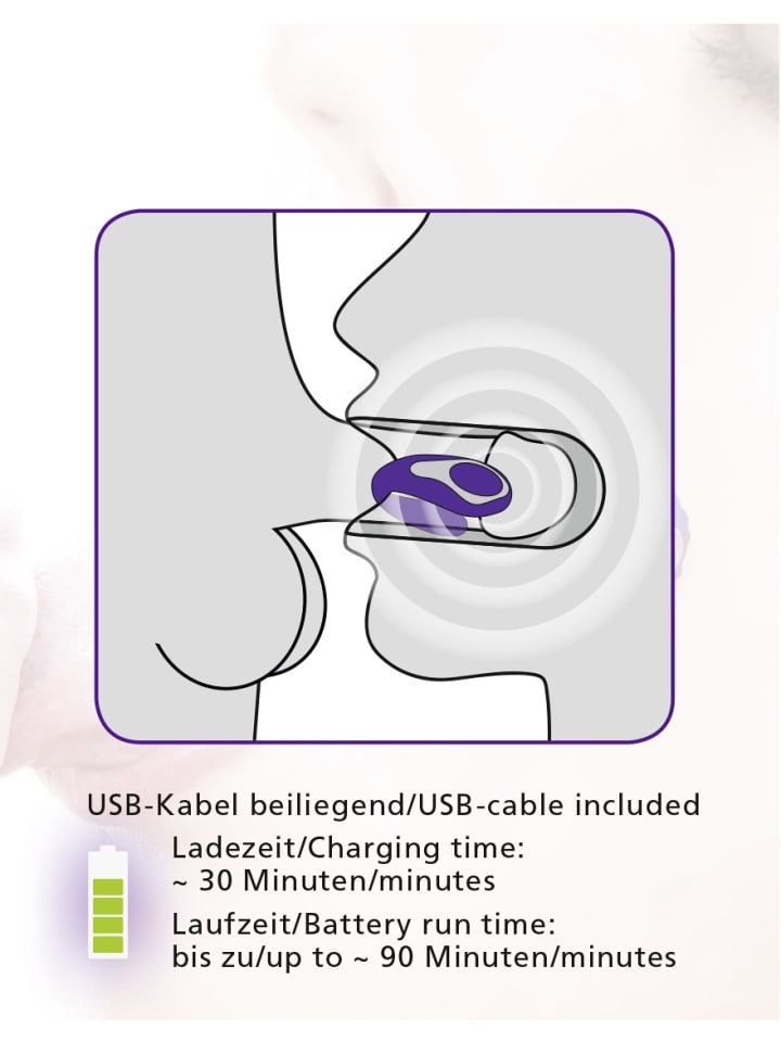 You2Toys Mundvibrator Blowjob-Vibrator in lila günstig kaufen 12,5