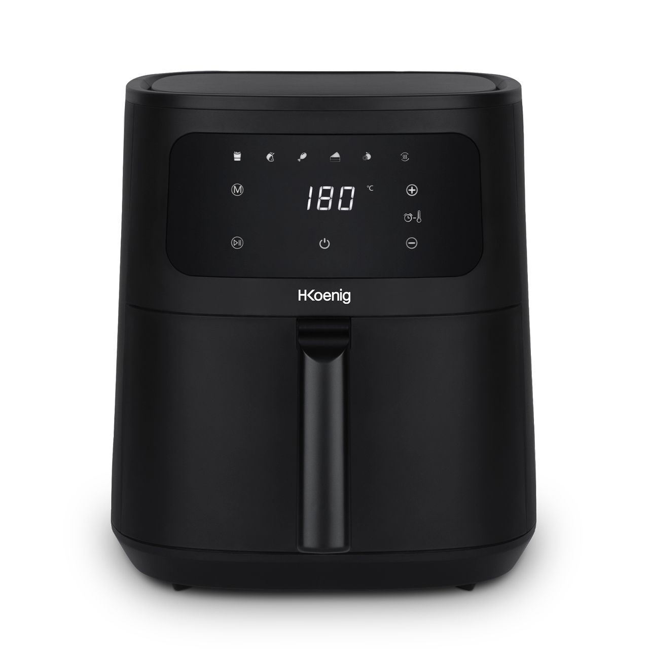 H. Koenig Airfryer XL FRY860 Fritteuse ohne Öl, Kapazität 6 l, für bis zu 8 Personen
