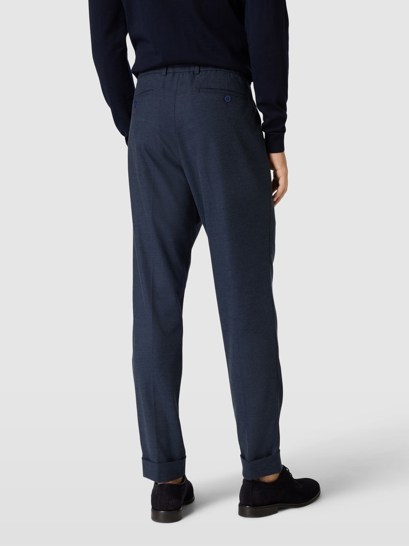 Anzughose mit Bundfalten in jeans