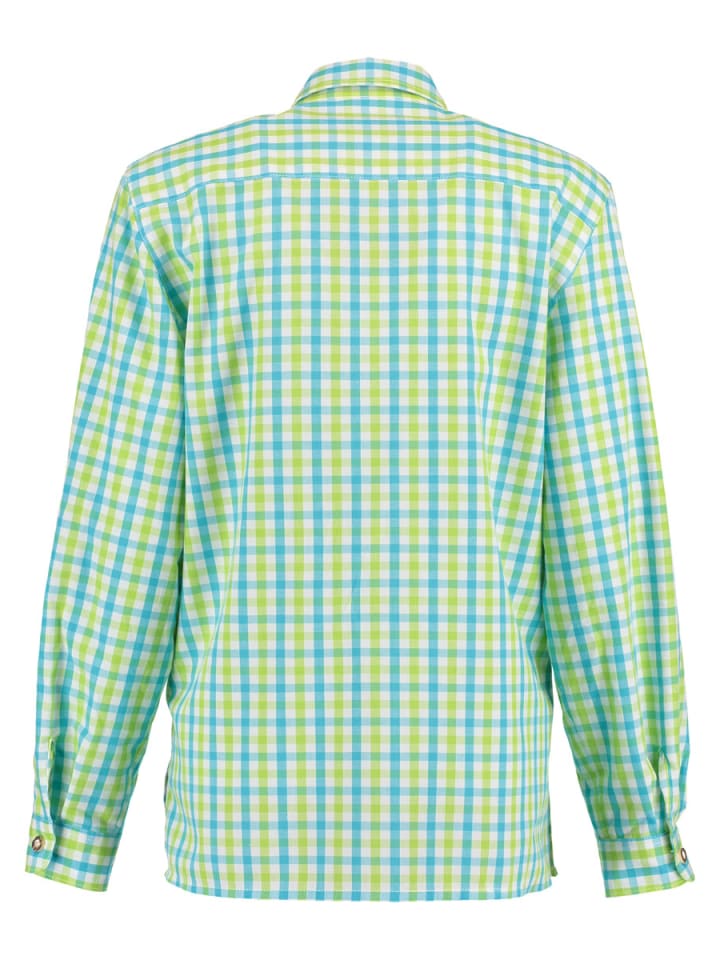 OS-Trachten Trachtenbluse Volima in türkis günstig kaufen