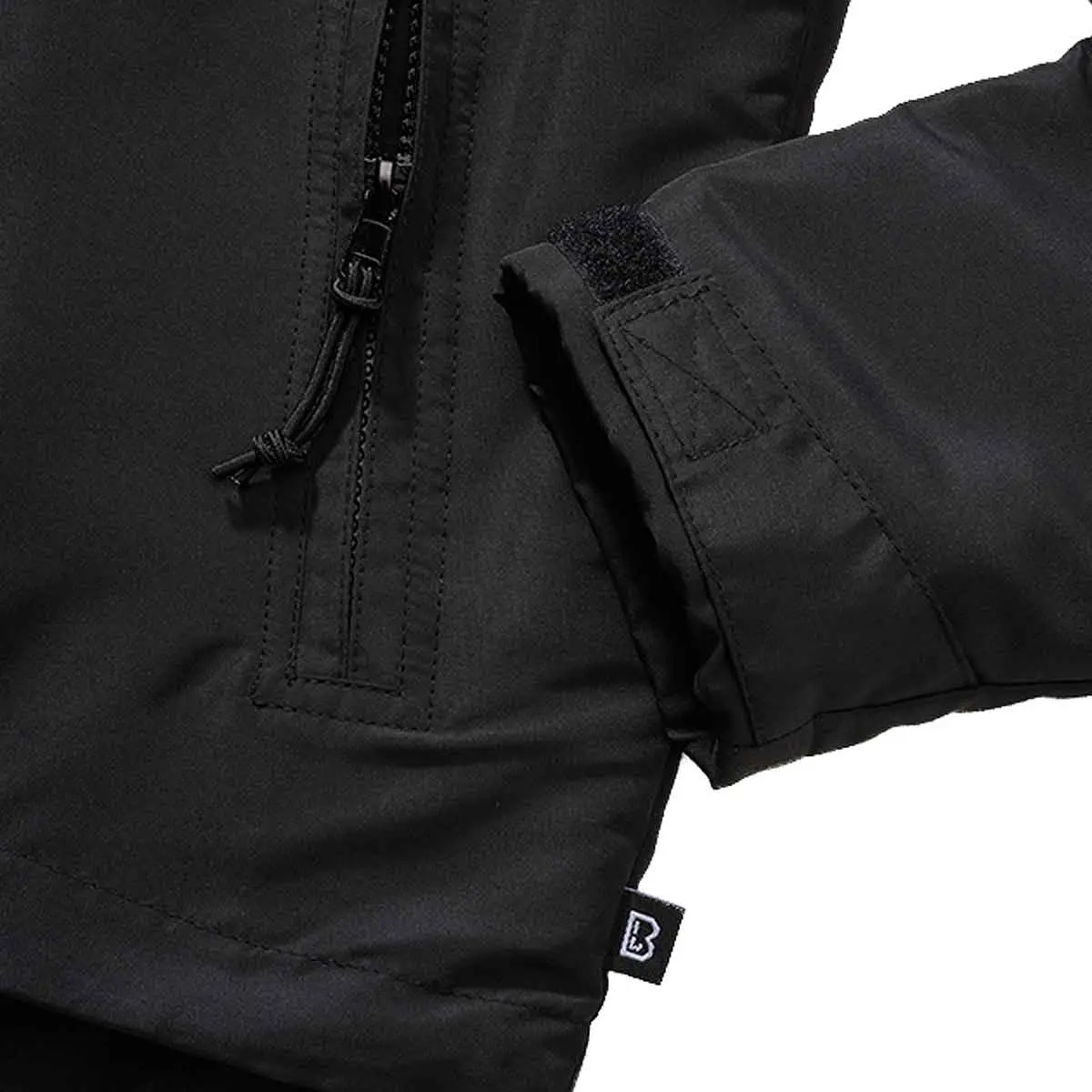 Ladies Windbreaker Frontzip schwarz