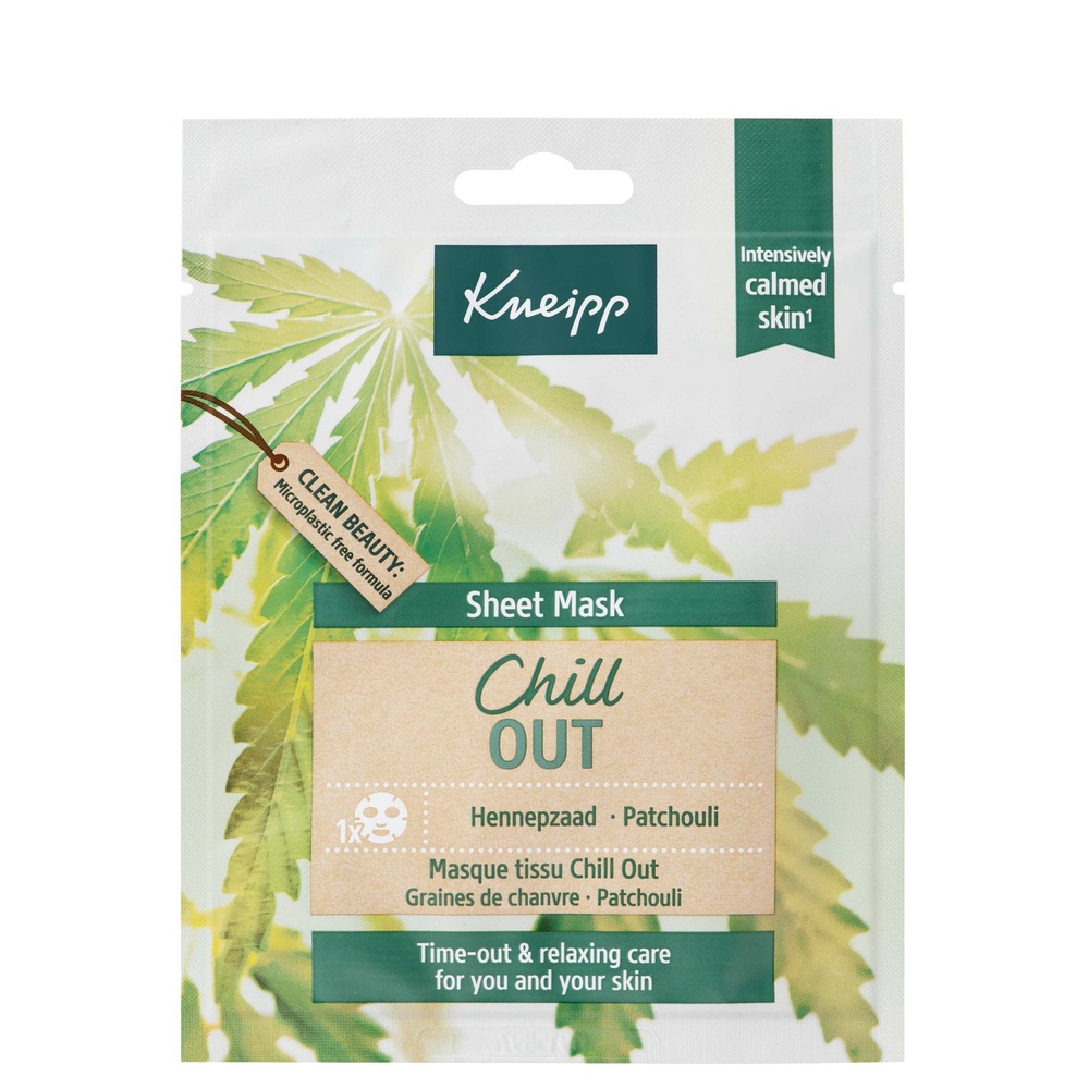 kneipp Masque visage - Chanvre / Patchouli - Chill Out Masques visage en tissu