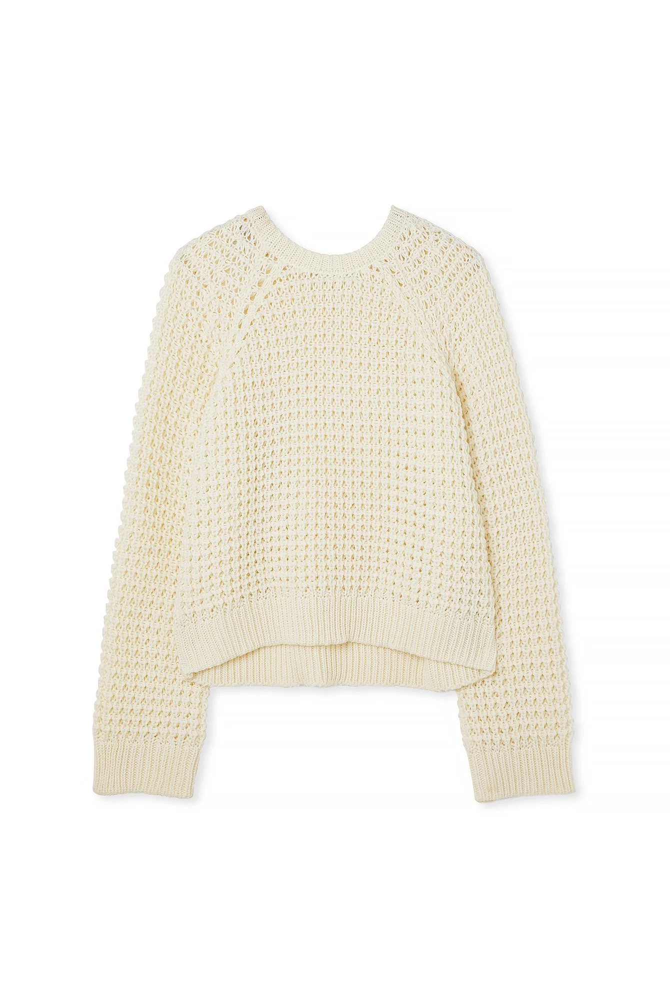 Rundhalsausschnitt Strickpullover