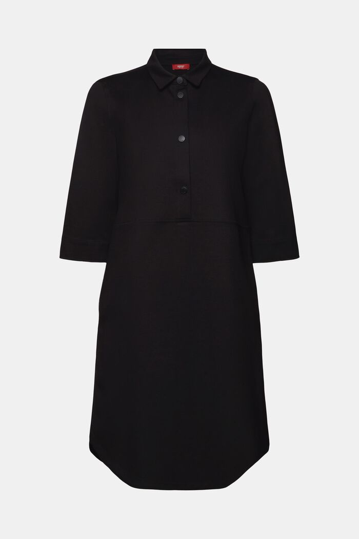 Hemdblusenkleid aus Punto-Jersey