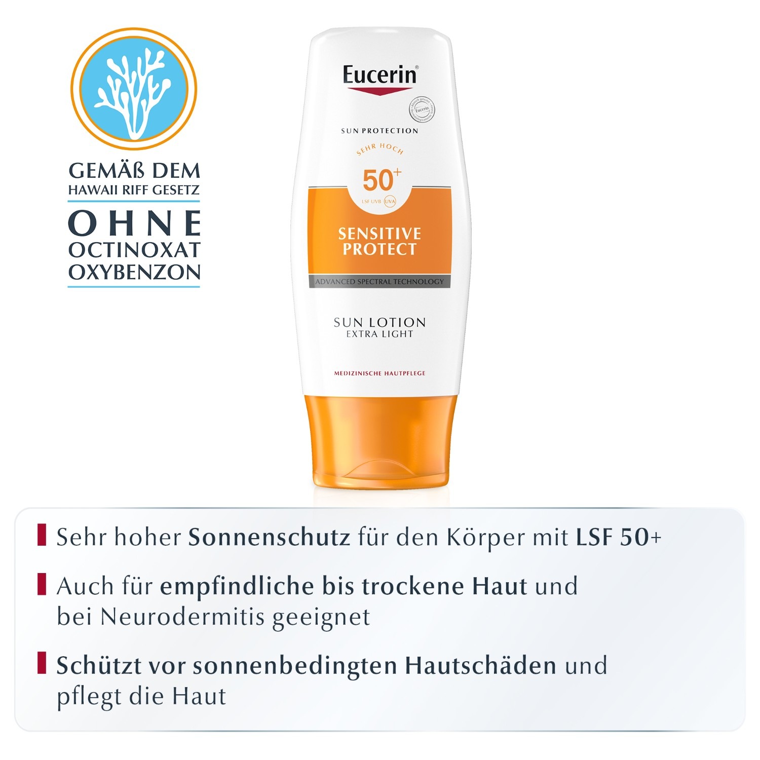 Sensitive Protect Sun Lotion Extra Leicht LSF 50+