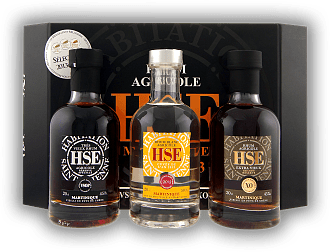HSE Saint - Etienne Rhum Geschenkbox 3 x 0,2 Liter VSOP, Blanc 2012, XO HSE Saint - Etienne Rhum Geschenkbox 3 x 0,2 Liter VSOP, Blanc 2012, XO  0,6	 Liter - Vol 46%