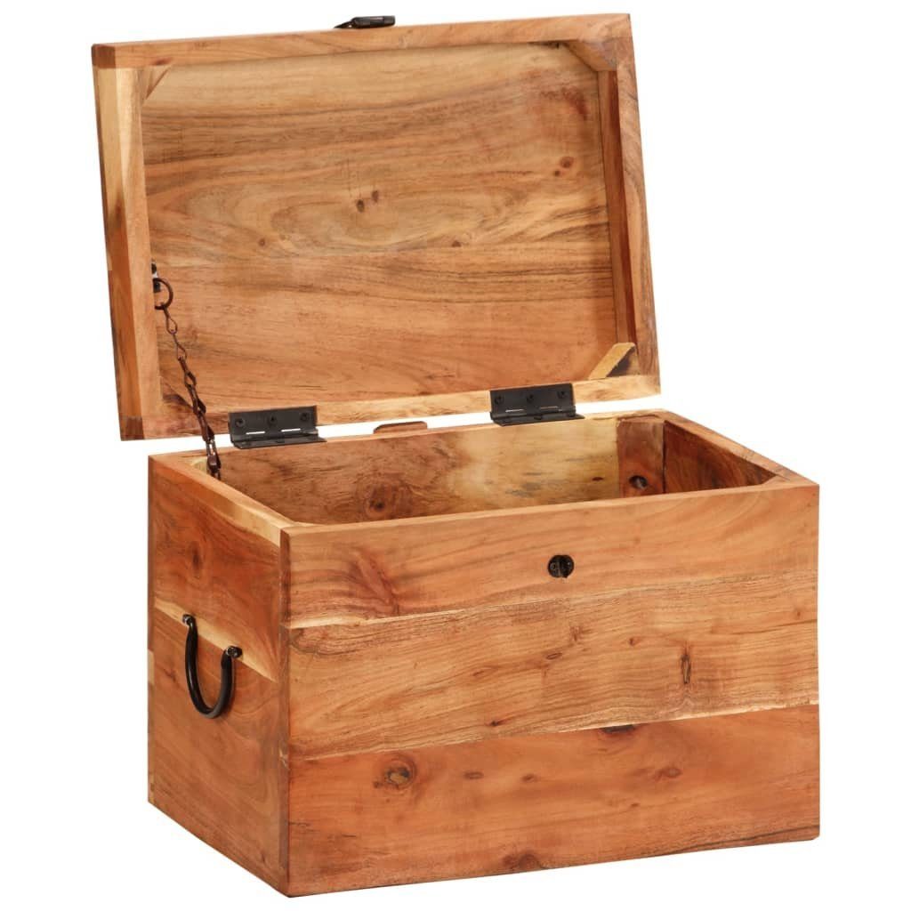 furnicato Truhe Aufbewahrungsbox 39x28x31 cm Massivholz Akazie (1 St)