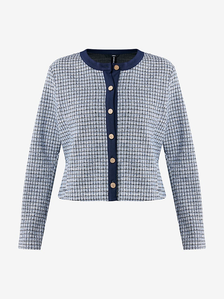Mexx Cardigan in Dunkelblau/ Weiß günstig kaufen