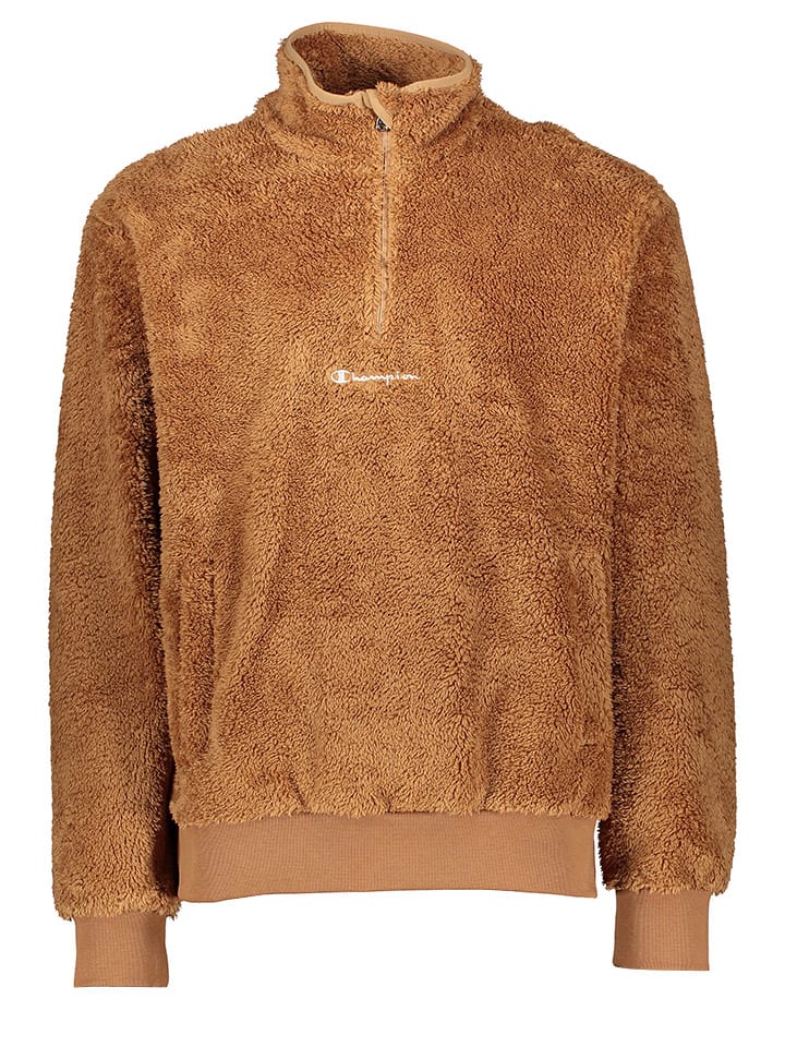 Champion Sweatshirt in Hellbraun günstig kaufen