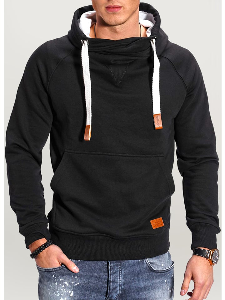 behype Hoodie JULES in schwarz günstig kaufen