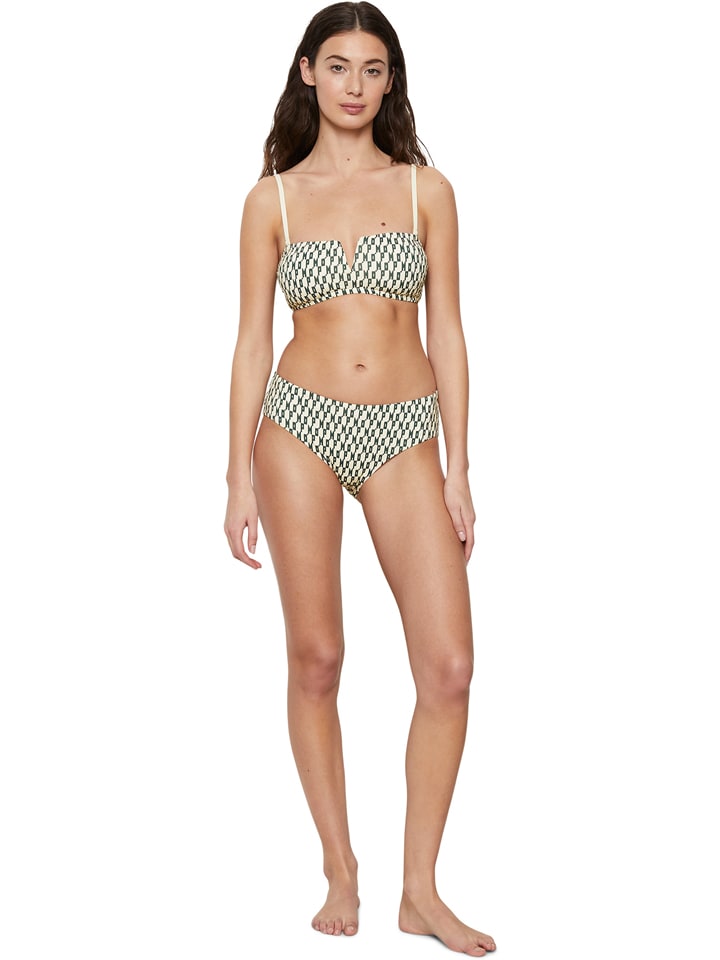 Marc O'Polo Bikini-Hose in Beige/ Schwarz günstig kaufen