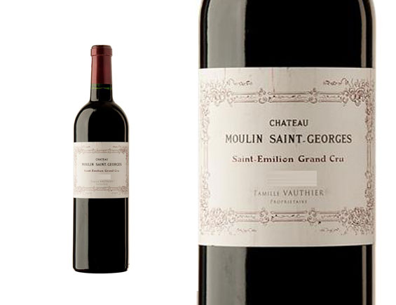 Château Moulin Saint Georges 2013 Bordeaux Saint-Emilion Grand Cru