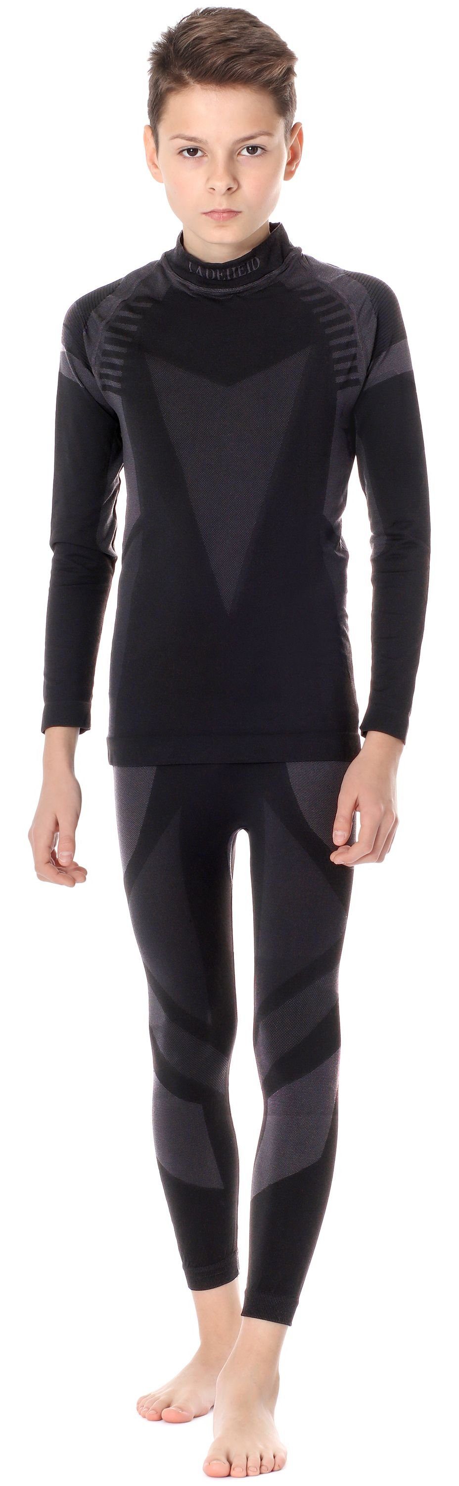 Ladeheid Funktionsunterhemd Kinder Funktionsunterwäsche Set Thermoaktiv LASS0005 (Set, mit Funktionsunterhose)