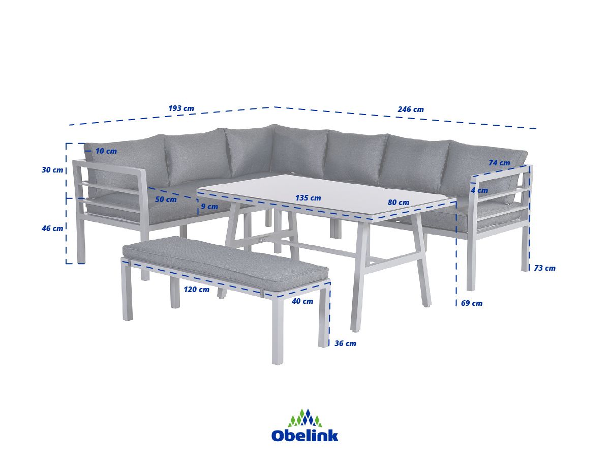 Outdoor Feelings Bahama Loungeset