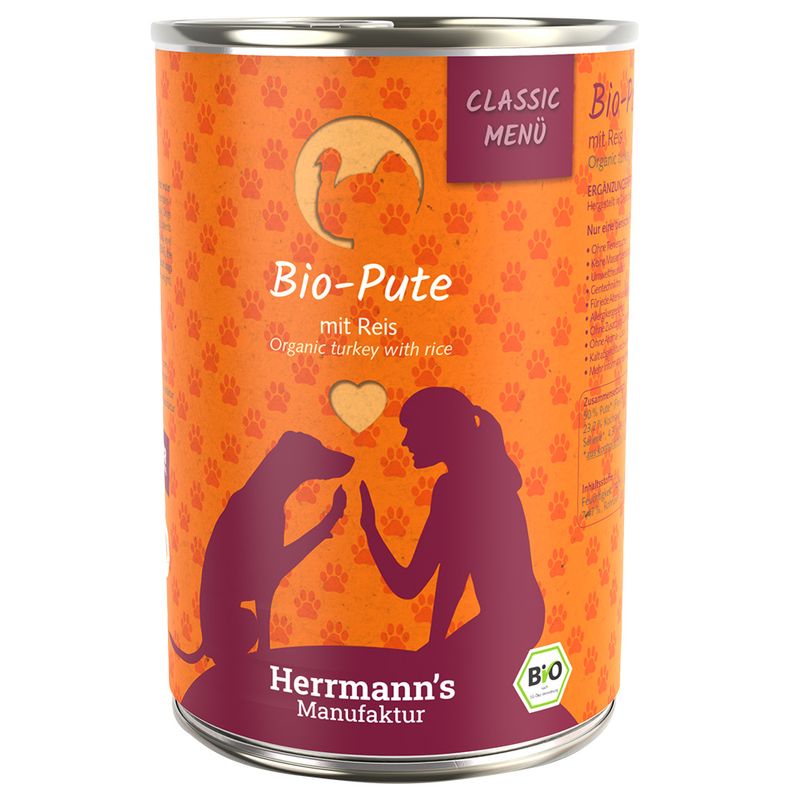 Sparpaket Herrmann's Classic Bio-Menü 24 x 400 g