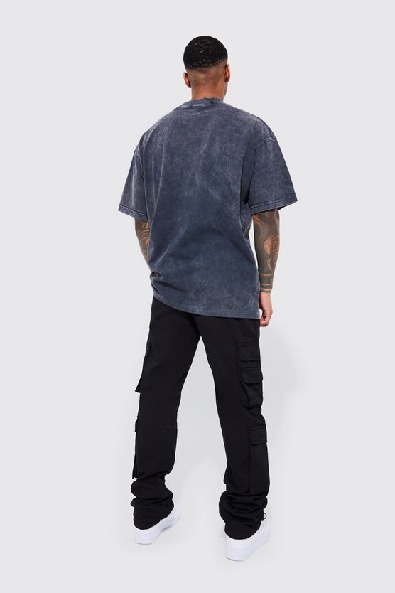 Cargohose mit elastischem Bund und Taschen