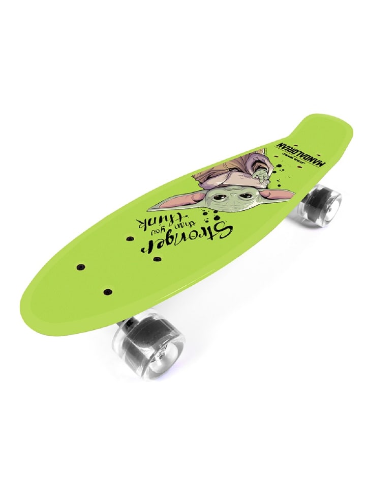 COFI 1453 Grogu Pennyboard – Kompaktes Design aus Polypropylen in Grün günstig kaufen 55 cm