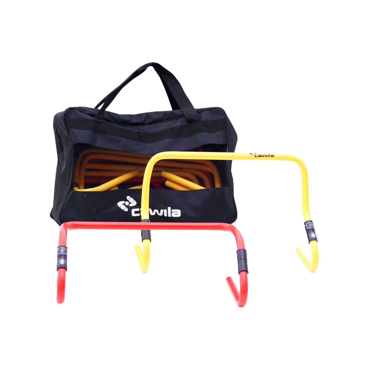 Cawila Flex-Hürden & Tasche 10er Set Gelb