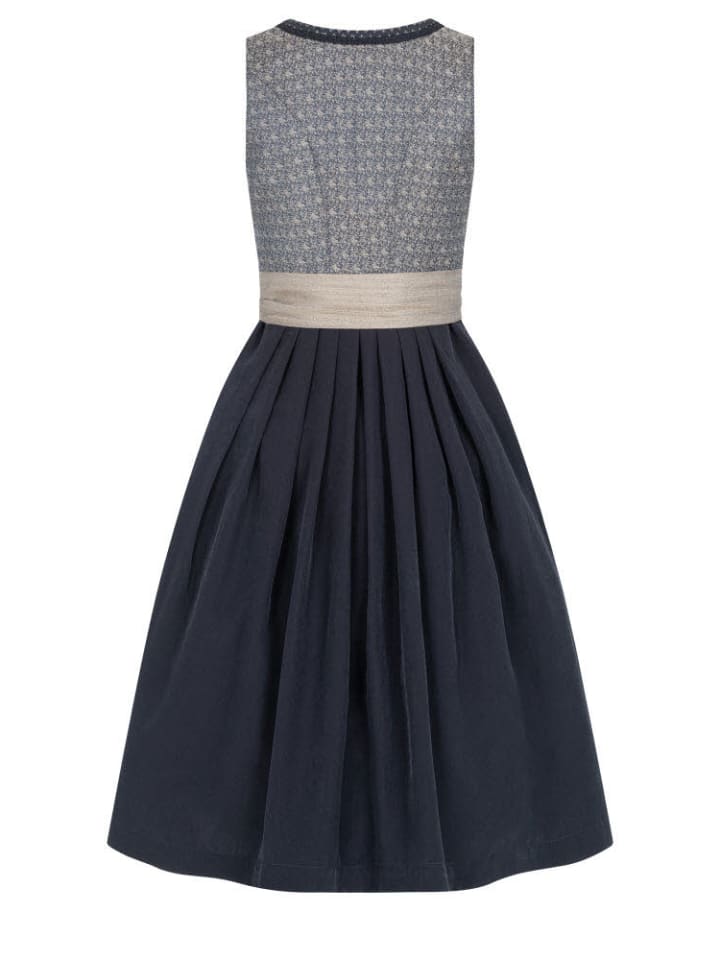 Nübler Dirndl midi Leni in Blau günstig kaufen