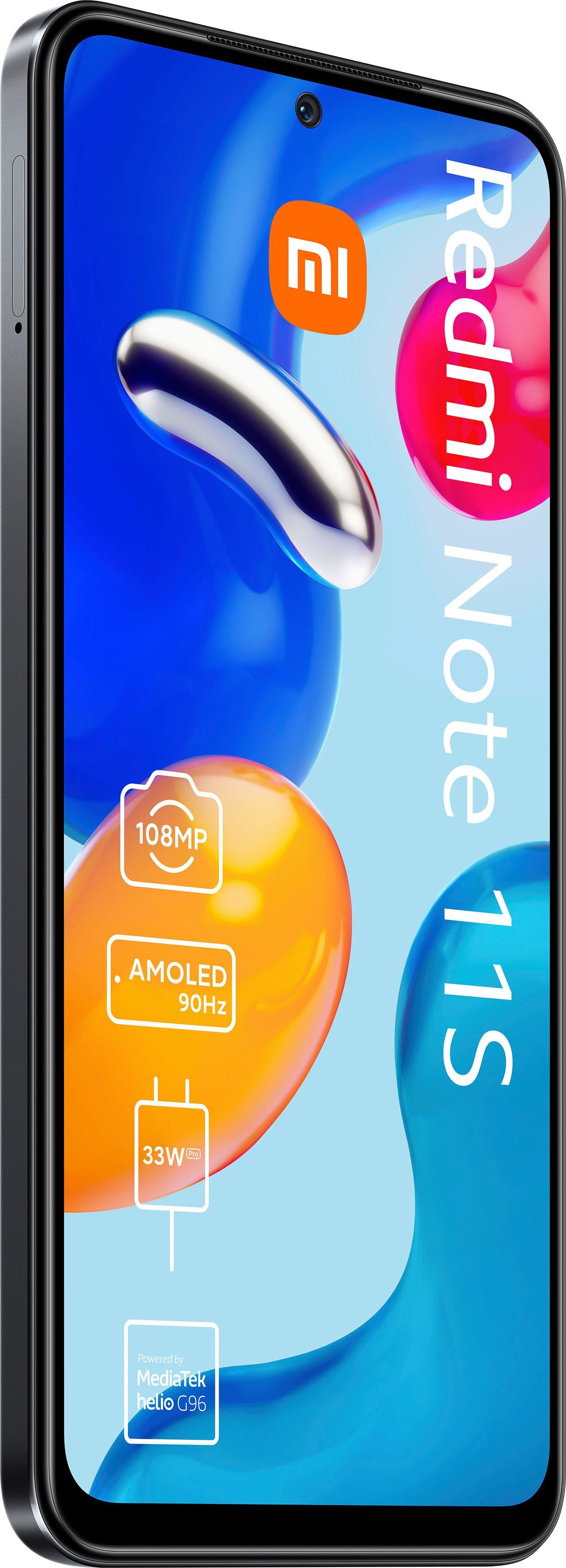 Xiaomi Redmi Note 11S Smartphone (16,33 cm/6,43 Zoll, 128 GB Speicherplatz, 108 MP Kamera)
