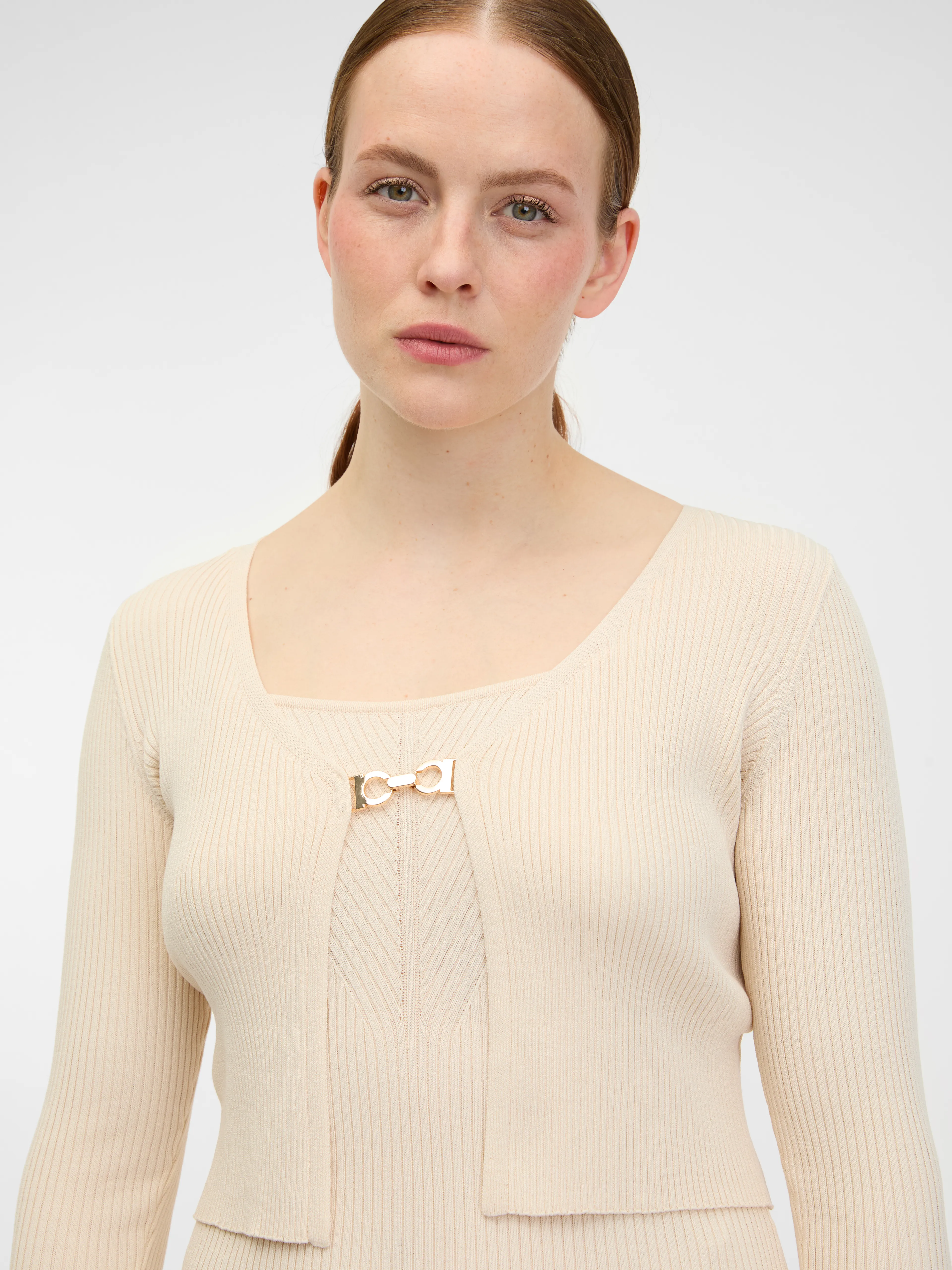Beige Damen Strickjacke ORSAY