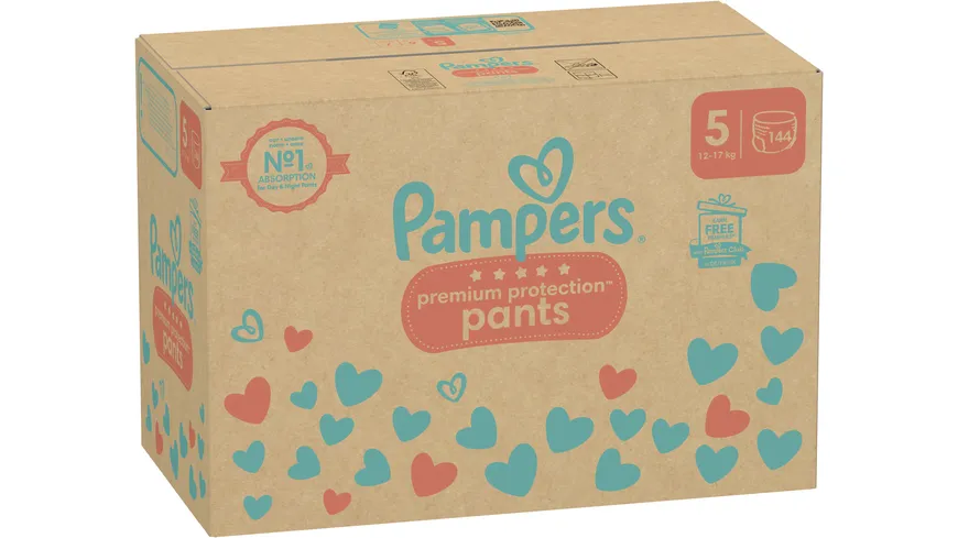 Pampers Premium Protection Pants Windeln Gr.5 12-15kg Montasbox