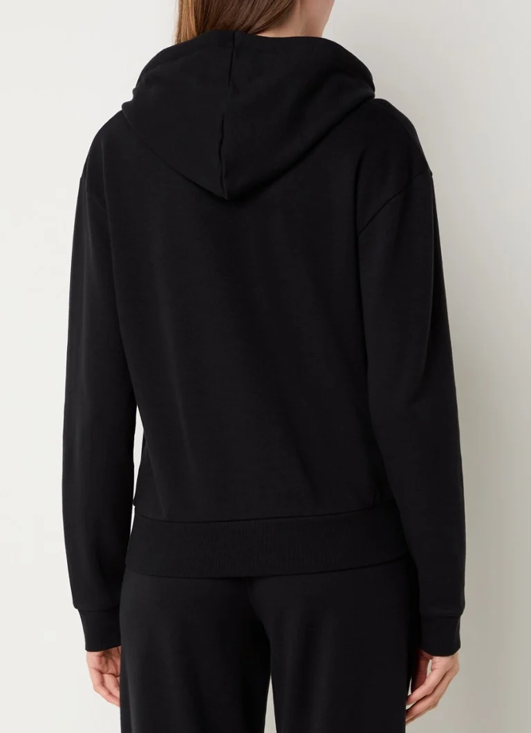 Hanorac HUGO BOSS cu logo din amestec de lyocell