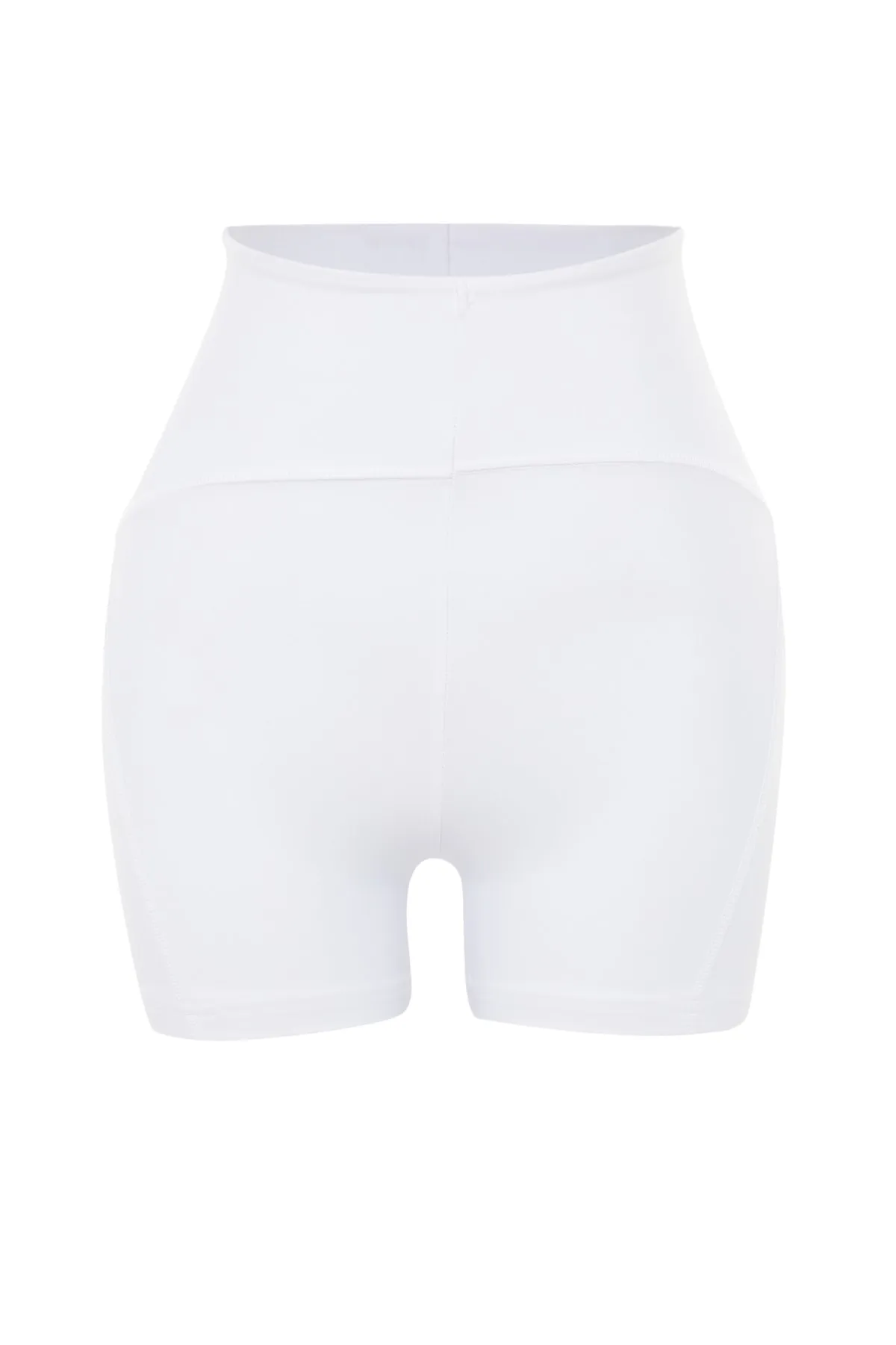 Trendyol Collection  Weiße Restorer Strick-Sportshorts/kurze Leggings TWOSS21SR0545