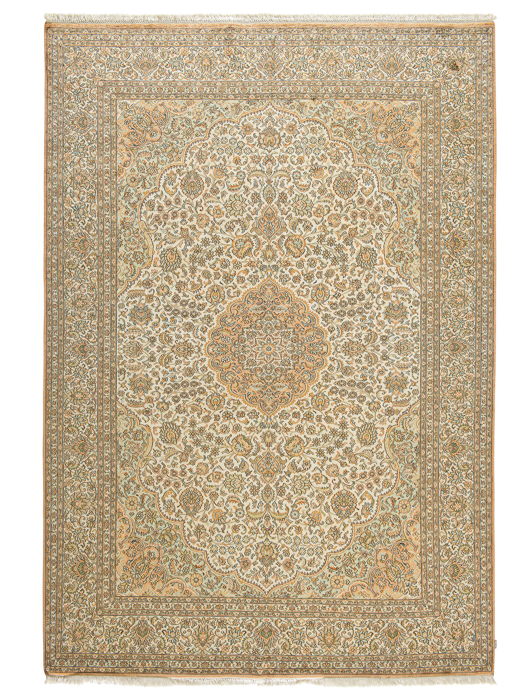 Kaschmir Seide 18/18 ca. 215 x 305 cm, Unikat / Einzelstück