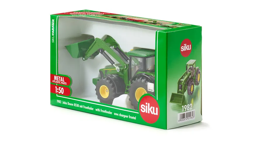 SIKU 1982 Farmer - John Deere mit Frontlader
