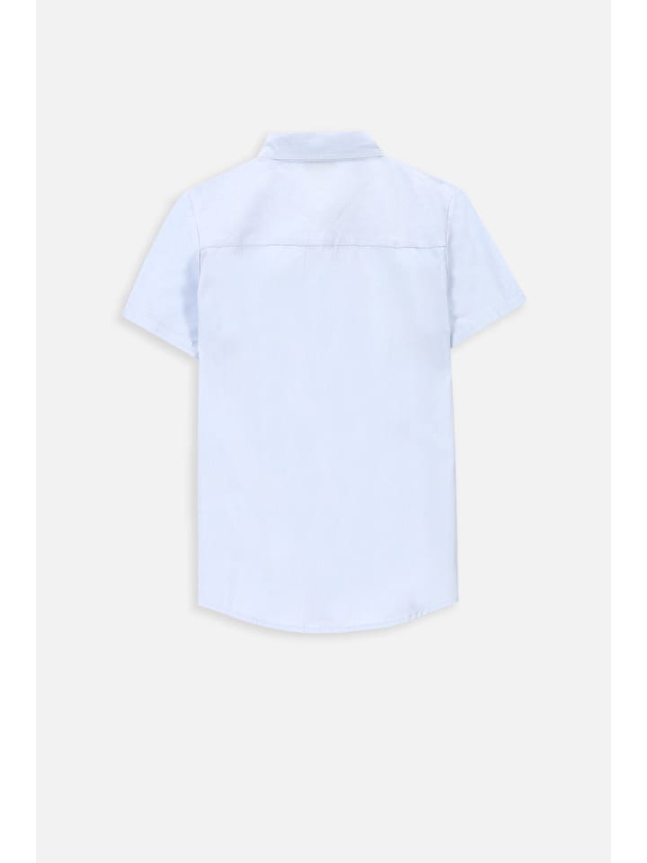 Coccodrillo Hemd mit kurzen Ärmeln in blau günstig kaufen