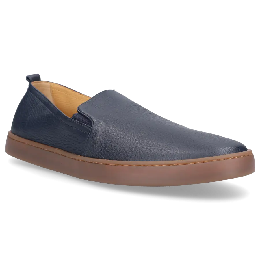 Henderson - Slipper RODI Hirschleder - blau