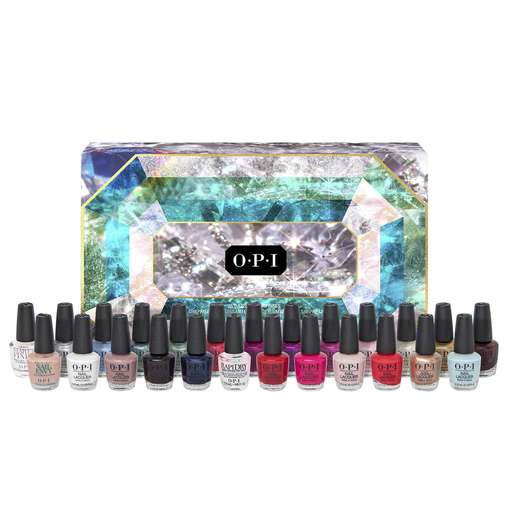 O.P.I Calendrier de l'Avent (25 minis x 3.75 ml) OPI Collection Noël 2022 Vernis à ongles classique