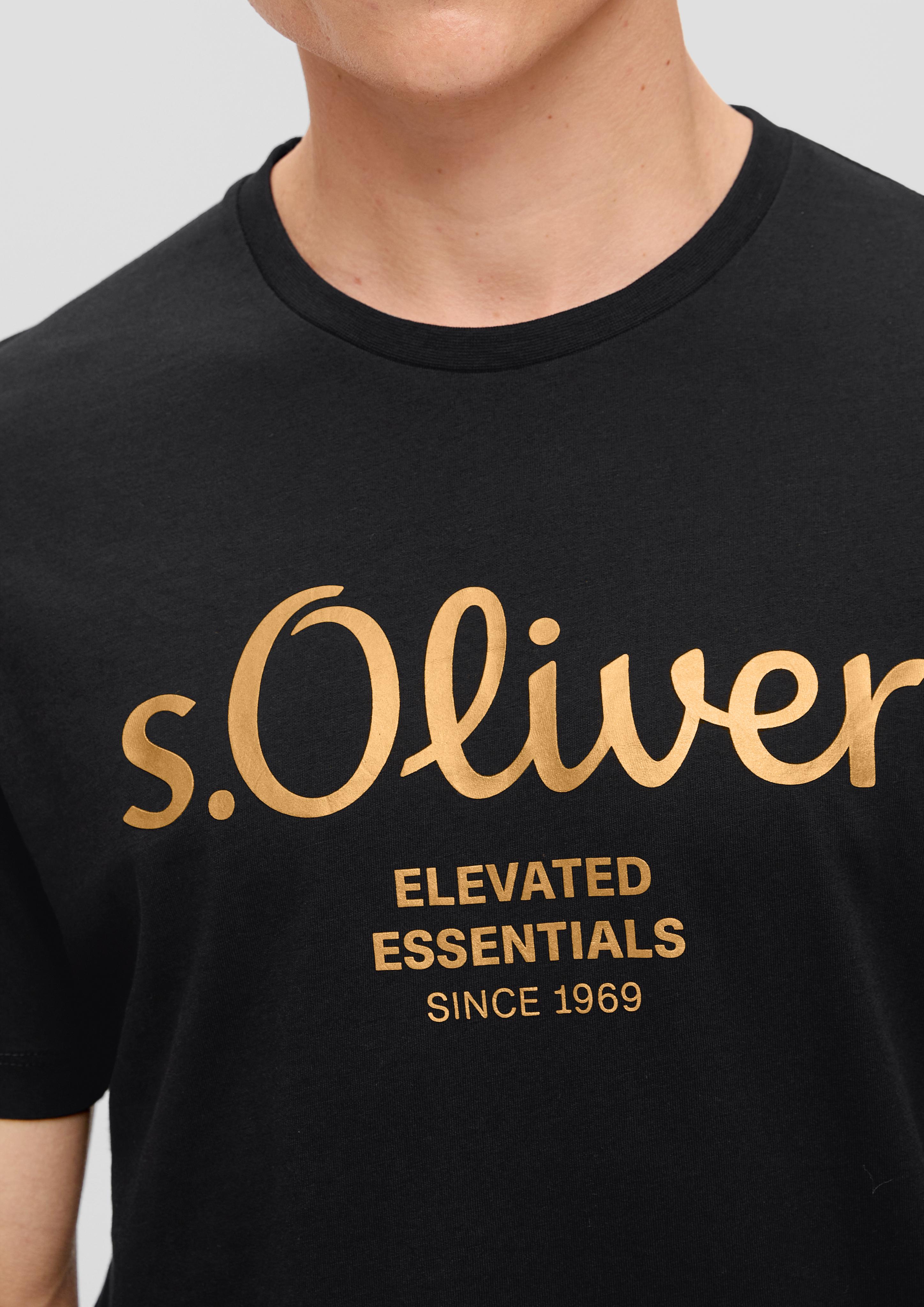T-Shirt mit Frontprint  2141458-99D2