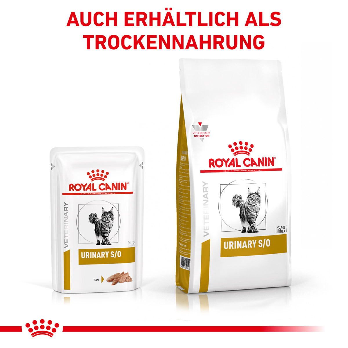 ROYAL CANIN Veterinary URINARY S/O Mousse Nassfutter für Katzen