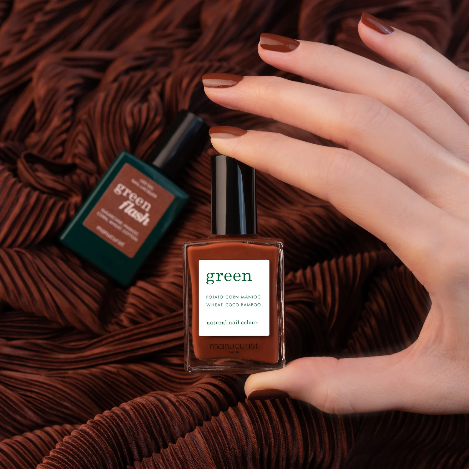 Green™ lak za nohte - 15 ml kostanjev