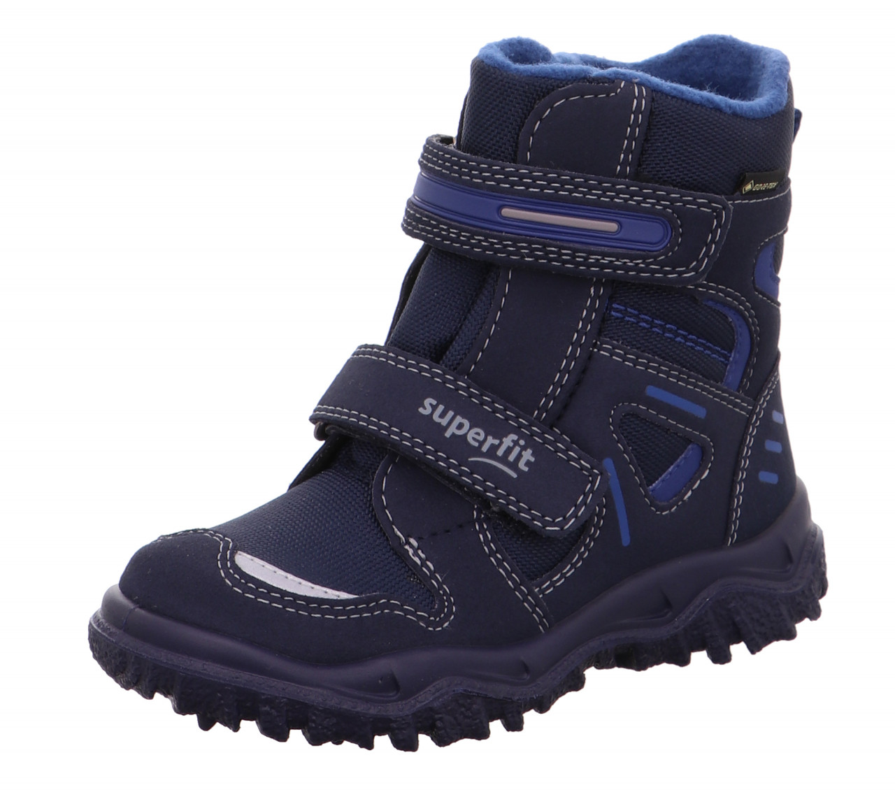 HUSKY - Blau Boots mit Klettverschluss