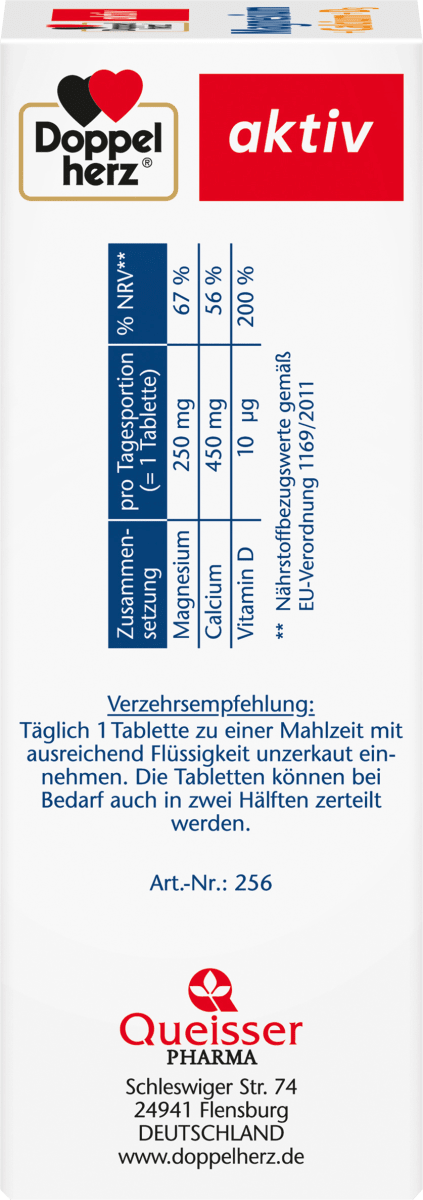 Magnesium + Calcium + Vitamin D3 Tabletten 40 St., 79,2 g