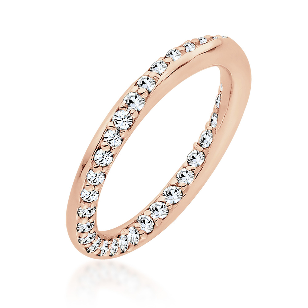 Elli Elli Bague Bandring Kristalle Silber Bague