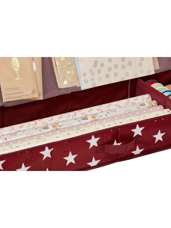 STORE IT Geschenkpapier-Organizer in Weinrot - (B)90 x (H)12 x (T)30 cm günstig kaufen onesize