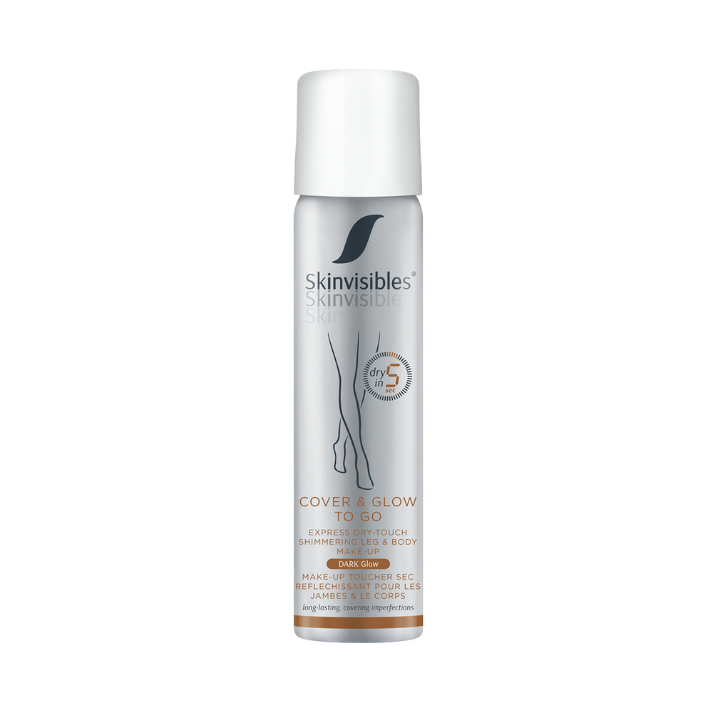 skinvisibles Skinvisibles Cover & Glow to go Dark Glow 75 ml Maquillage toucher sec pour les jambes