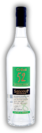 Savanna Rhum Agricole Blanc Creole 52% Savanna Rhum Agricole Blanc Creole 52%  0,7	 Liter - Vol 52%