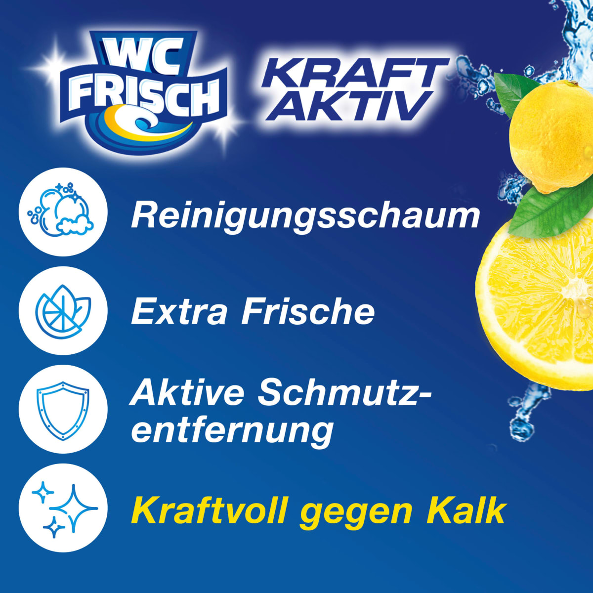 WC-Reiniger Gel Lemon, 750 ml
