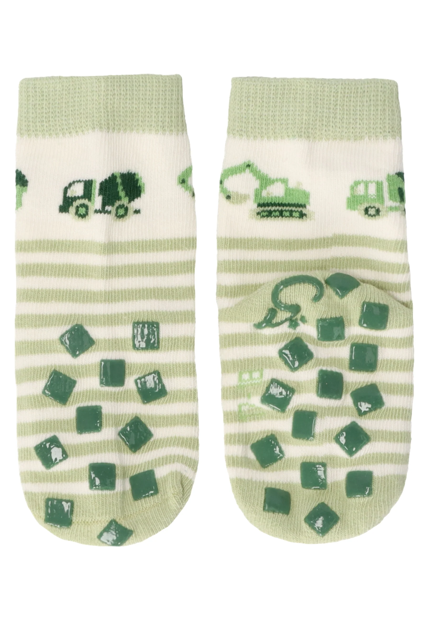 ABS Krabbelsocken im 2er Pack mit Motiv Bagger