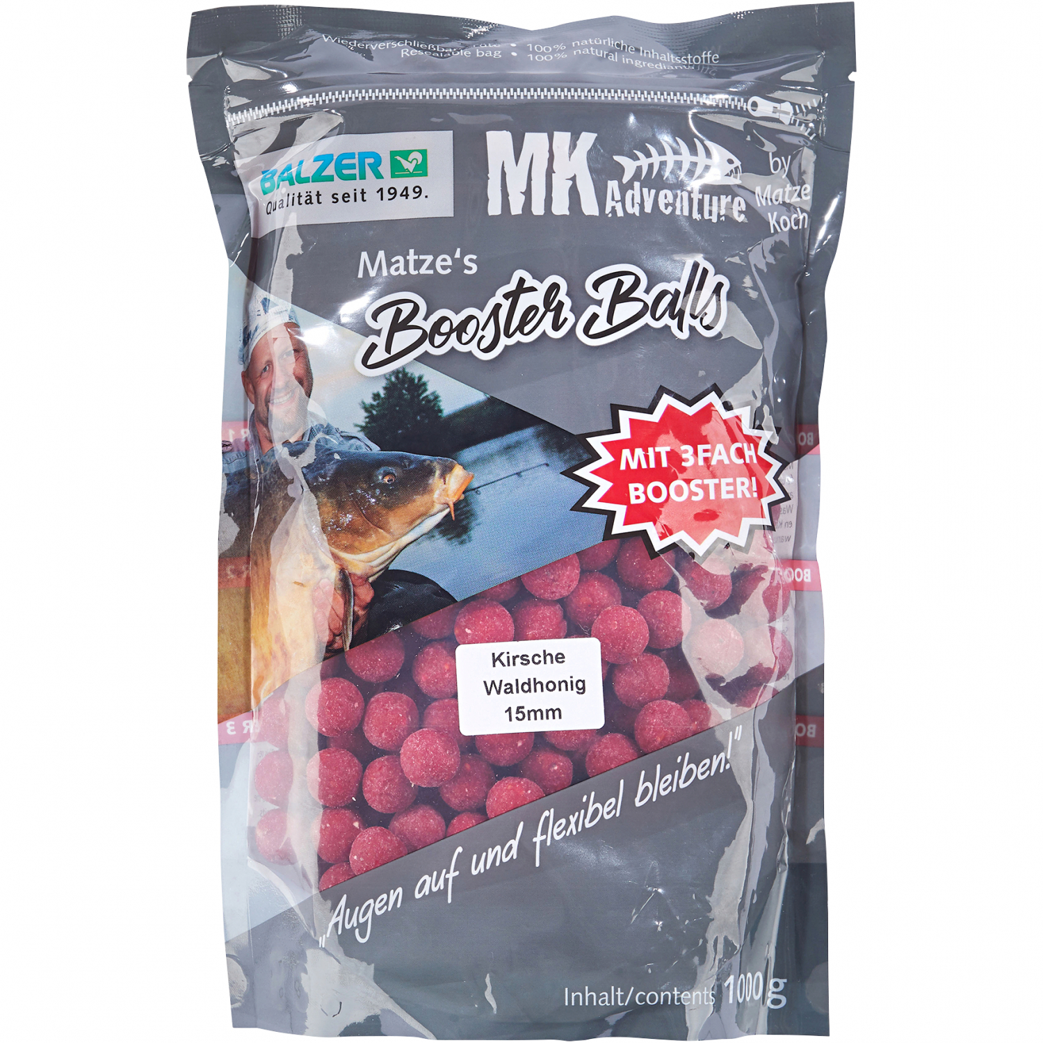 Matze Koch Boilies MK Adventure Booster Balls (Kirsche/Waldhonig)