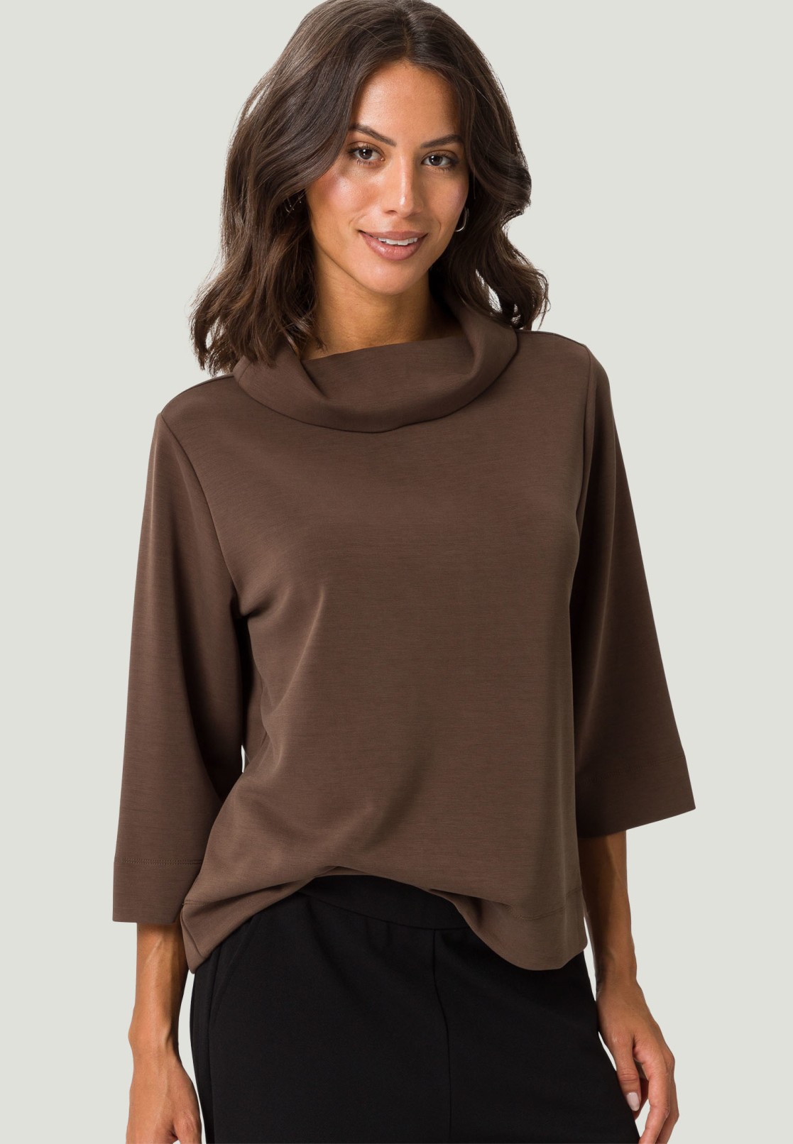 Sweatshirt aus softem Modal Mix