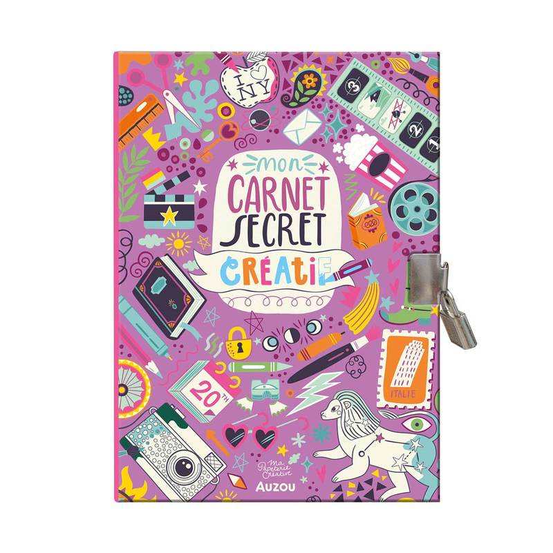 Carnet Mon carnet secret créatif - Auzou