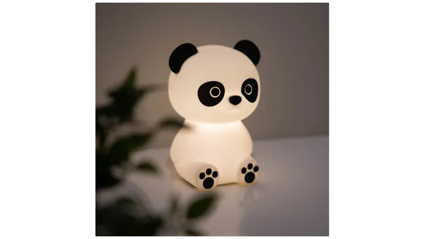 MegaLight LED Kinder Nachtlicht PADDY PANDA RGB dimmbar mit Timer