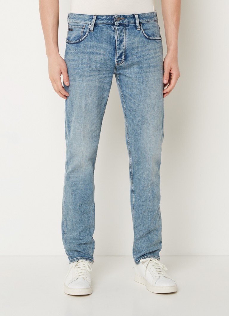 Jeansy Emporio Armani slim-fit, średnie pranie