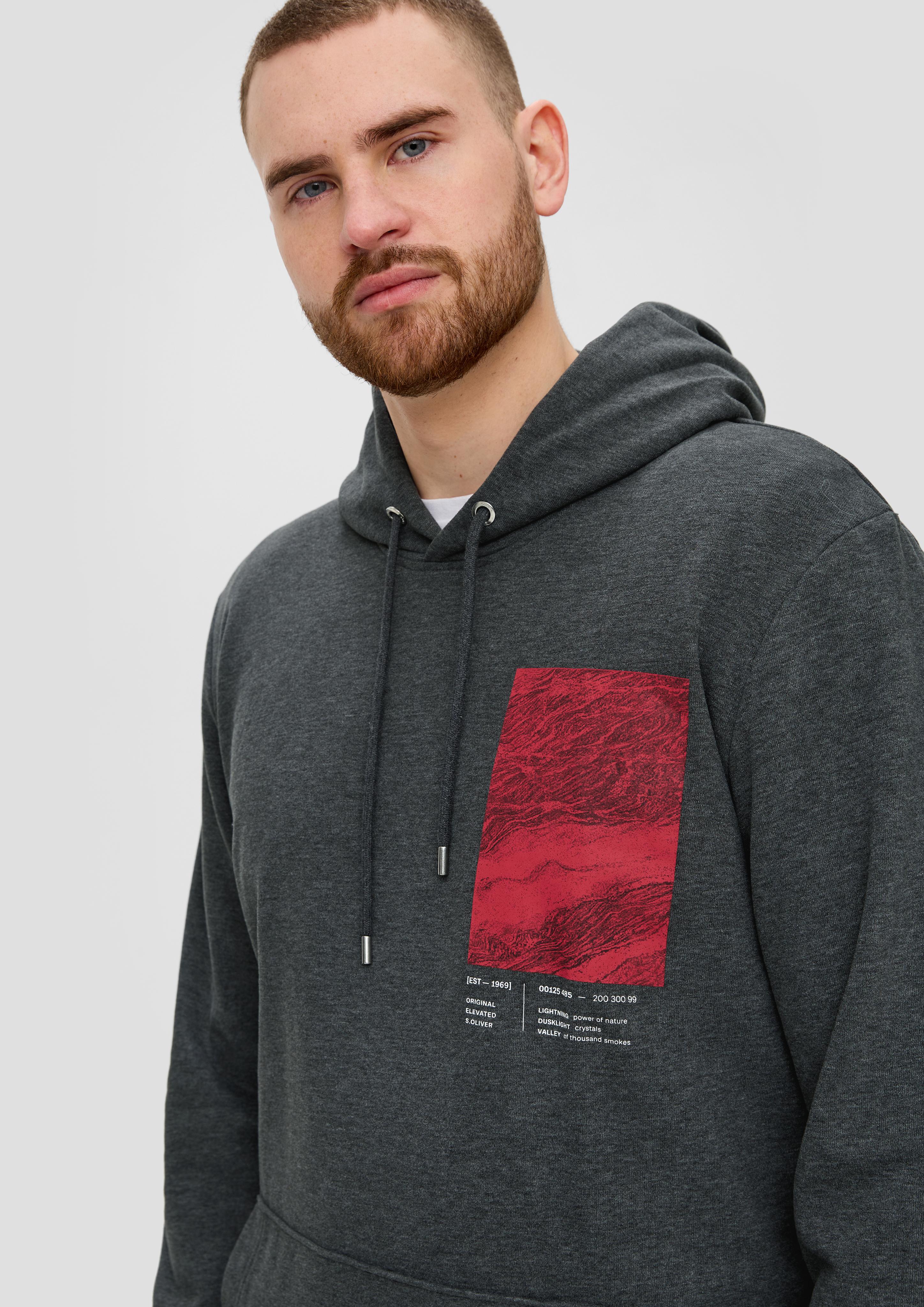 Kapuzensweater mit Frontprint  2143333-98D1